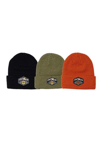 Men's Waffle Knit Beanie - 3 Pk