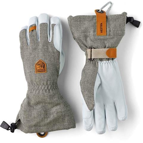 Army Leather Patrol Gauntlet 5 Finger Glove