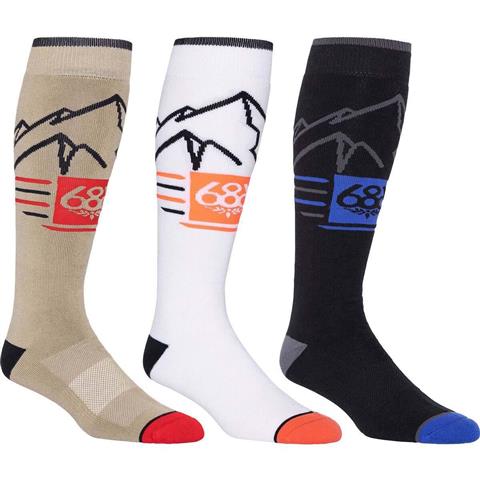 Men's Mountain Scape Sock 3 Pack