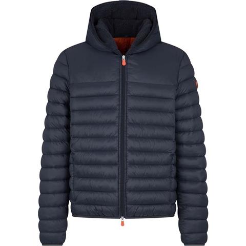 Men's Save The Duck Nathan Hooded Sherpa Lined Jacket