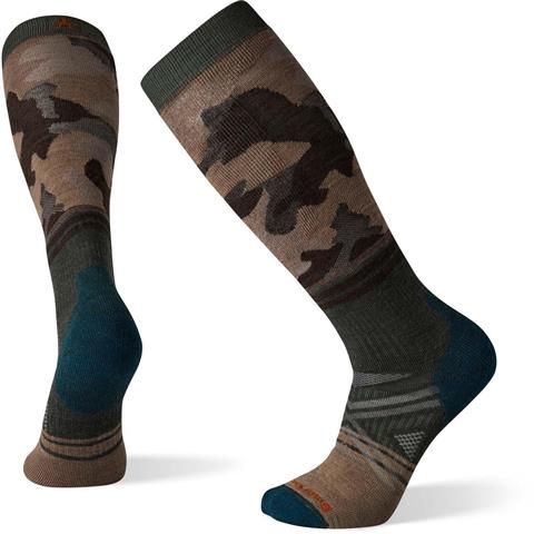 Men's Performance Ski Full Cushion Camo OTC Socks