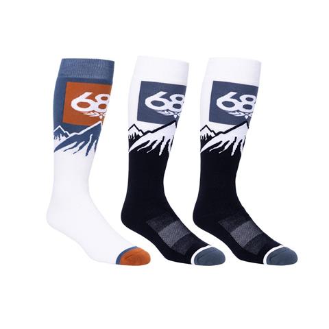 Men's Snow Caps Sock (3-Pack)