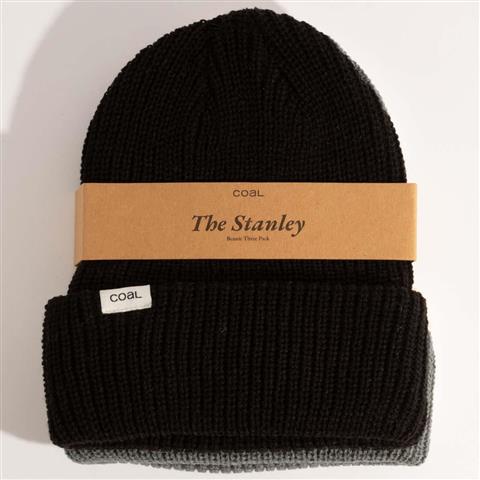 Headwear The Stanley 3-Pack of Knit Beanies
