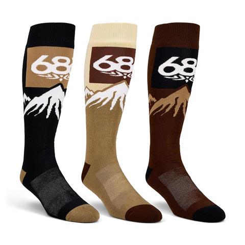 Men's Snow Caps Sock - 3 Pack