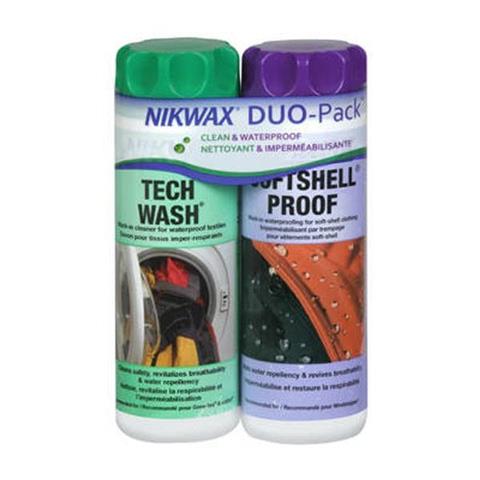 Nikwax Tech Wash/Softshell Duo Pack
