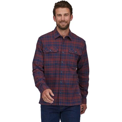 Men's Longsleeve Organic Cotton Midweight Fjord Flannel Shirt
