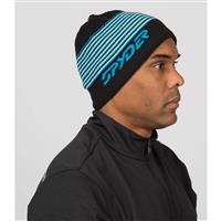 Men's Uslope Hat - Black / Electric Blue / White - Men's Uslope Hat - Wintermen.com                                                                                                                      