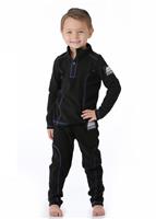 Zemu Apparel Little Kids Fleece Layer Set - Black / Blue