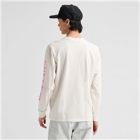 Unisex Elite Long Sleeve T-Shirt - Stout White / Shockwave Pink