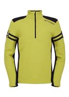 Men's Wengen Half Zip Fleece Jacket - Citron - Spyder Men's Wengen Half Zip Fleece Jacket - WinterMen.com                                                                                            