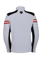 Men's Wengen Half Zip Fleece Jacket - White - Spyder Men's Wengen Half Zip Fleece Jacket - WinterMen.com                                                                                            