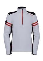 Men's Wengen Half Zip Fleece Jacket - White - Spyder Men's Wengen Half Zip Fleece Jacket - WinterMen.com                                                                                            