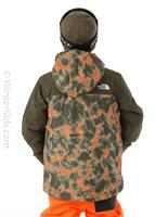 Youth Snowquest Plus Insulated Jacket - Power Orange Marble Camo Print - TNF Youth Snowquest Plus Insulated Jacket - WinterKids.com                                                                                            