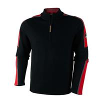 Men's Vista 1/2 Zip Sweater - Black - Obermeyer Men's Vista 1/2 Zip Sweater - Wintermen.com                                                                                                 