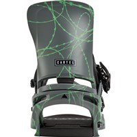 Men's Cartel Re:Flex Snowboard Bindings - Gray / Green Voltage