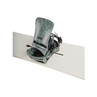 Men's Cartel Re:Flex Snowboard Bindings - Gray / Green Voltage