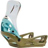 Men's Step On Genesis Snowboard Bindings - White / Dried Moss