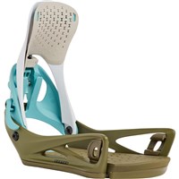 Men's Step On Genesis Snowboard Bindings - White / Dried Moss