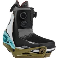 Men's Step On Genesis Snowboard Bindings - White / Dried Moss