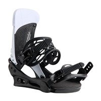 Men's Malavita Snowboard Bindings - Black / White