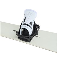 Men's Malavita Snowboard Bindings - Black / White