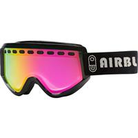 Air Goggle - Black Matte Frame w/ Chrome + Red Air Radium Lenses