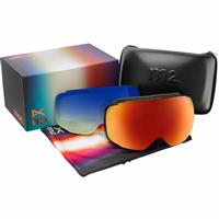 M2 Goggles + Bonus Lens - Black with Red Solex and Blue Lagoon