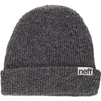 Fold Heather Beanie - Black/Grey