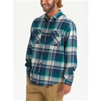 Men's Brighton Flannel - Dress Blue Stump Plaid - Men's Brighton Flannel                                                                                                                                