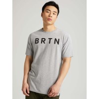 Men's Short Sleeve T Shirt - Gray Heather - Burton Men's Short Sleeve T Shirt                                                                                                                     