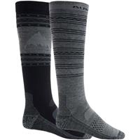 Men's Performance Lightweight Socks 2-Pack - True Black - Burton Men's Premium Lightweight Sock 2-Pack                                                                                                          