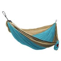 Grand Trunk Double Parachute Nylon Hammock - Turq / Khaki