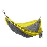 Grand Trunk Double Parachute Nylon Hammock - Silver/Yellow