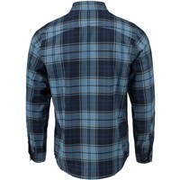 Men's Handlebar Tech Flannel - Ocean / Black Plaid