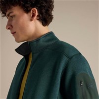 Men's Covert Cardigan - Dark Jade Heather