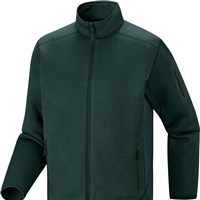 Men's Covert Cardigan - Dark Jade Heather