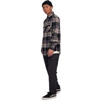 Men's Brighton Premium Flannel - Iron Gray Chunk Plaid - Men's Brighton Premium Flannel                                                                                                                        