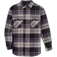 Men's Brighton Premium Flannel - Iron Gray Chunk Plaid - Men's Brighton Premium Flannel                                                                                                                        