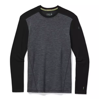 Men's Merino 250 Base Layer Pattern Crew - Medium Gray Tick - Men's Merino 250 Base Layer Pattern Crew                                                                                                              