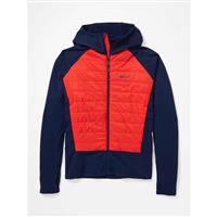 Men's Variant Hybrid Hoody - Arctic Navy / Victory Red - Men's Variant Hybrid Hoody - Wintermen.com                                                                                                            