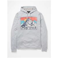 Men's Mountain Peaks Hoody - Sleet Heather - Men's Mountain Peaks Hoody - Wintermen.com                                                                                                            