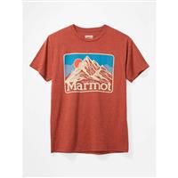 Men's Mountain Peaks Tee SS - Picante Heather - Men's Mountain Peaks Tee SS - Wintermen.com                                                                                                           