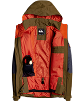 Quiksilver Mission Plus Jacket - Men's - Military Olive (CQW0)