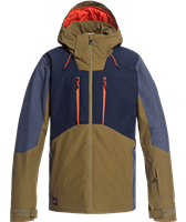 Quiksilver Mission Plus Jacket - Men's - Military Olive (CQW0)