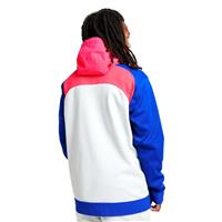 Burton Crown Bonded Performance Fleece Pullover - Men's - Cobalt Blue / Potent Pink / Lunar Gray