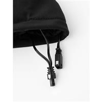 Power Heater Gauntlet - 5 Finger Glove - Black / Black (100100)