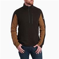 Men's Interceptr 1/4 Zip - Charcoal / Teak - Men's Interceptr 1/4 Zip                                                                                                                              