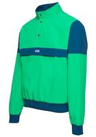 Men's 3-Snap Pouch Pullover - Green / Navy - Men's 3-Snap Pouch Pullover                                                                                                                           