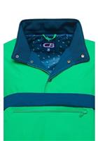 Men's 3-Snap Pouch Pullover - Green / Navy - Men's 3-Snap Pouch Pullover                                                                                                                           