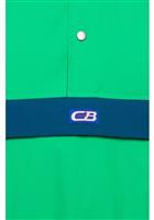 Men's 3-Snap Pouch Pullover - Green / Navy - Men's 3-Snap Pouch Pullover                                                                                                                           